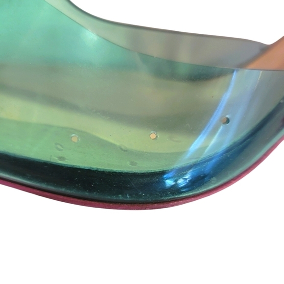 Sophia Webster Neon Multi Color Animal Print Leather Slip on Pump Heels - Picture 5 of 15